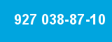 927 038-87-10 927 038-87-10